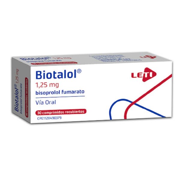 Biotalol 1,25 mg X30 Comprimidos