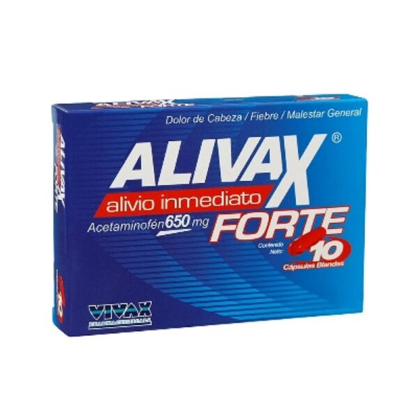 Alivax Forte 650 Mg X 10 Cáp