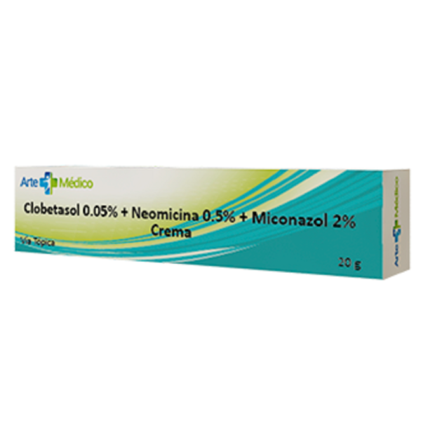 Clobetasol+Neomicina+Miconazol Crema 20g