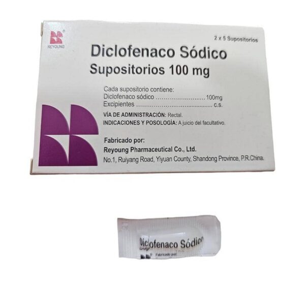 Diclofenaco Supositorios 100mg X 1 Und