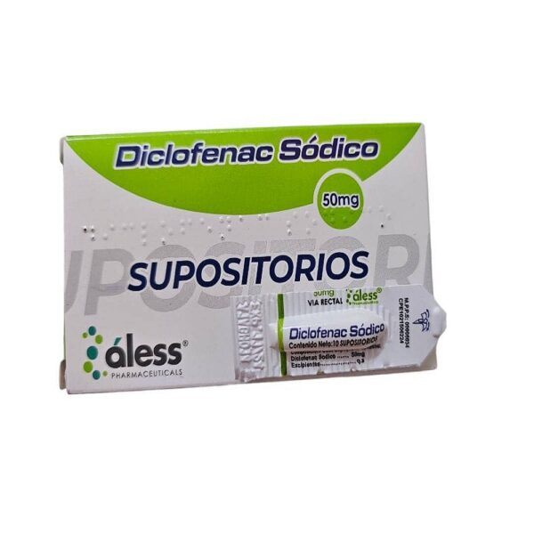 Diclofenaco Supositorios 50mg X 1 Und