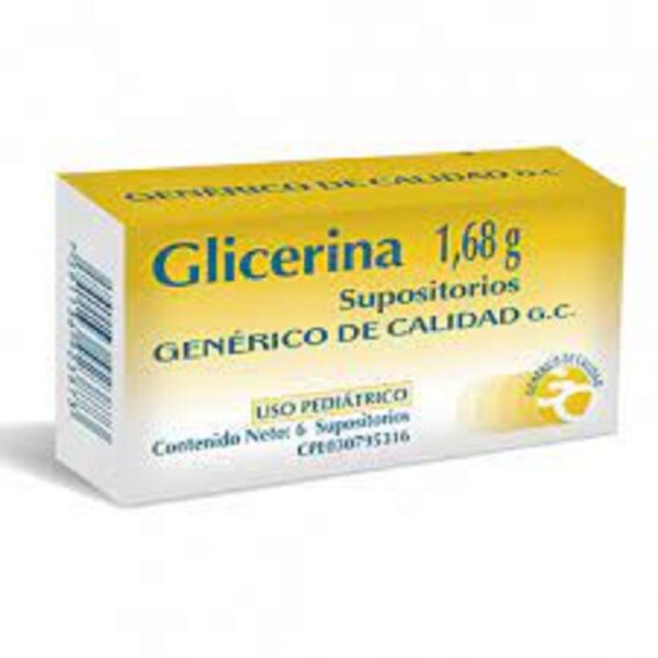 Glicerina Supositorios Pediátrico X 1 Und