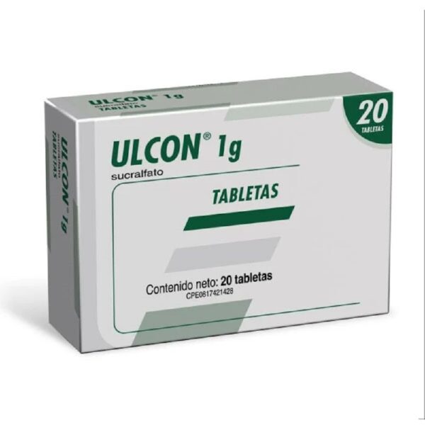 Ulcon Sucralfato 1G X 20 Tab
