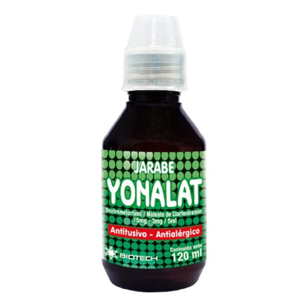 Yonalat 3mg-15mg/5ml 120ml jarabe Biotech