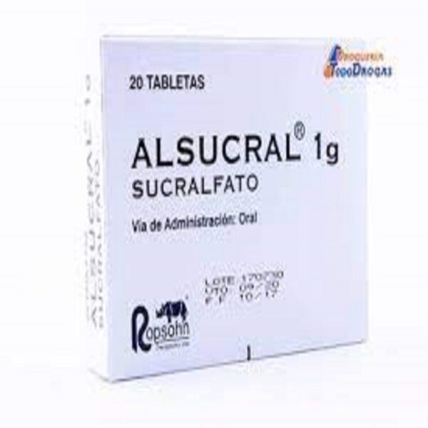 Alsucral Sucralfato 1G X 20 Tab