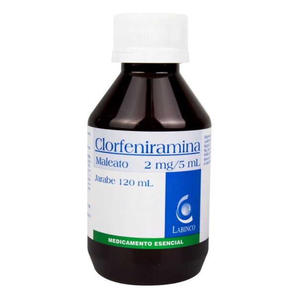 Clorfeniramina 2mg/5mL X 120mL