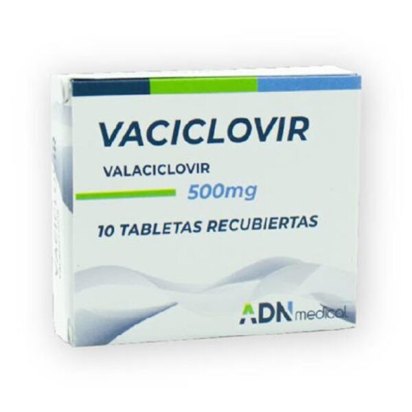 Vaciclovir X 10 Tab Recubiertas 500 mg