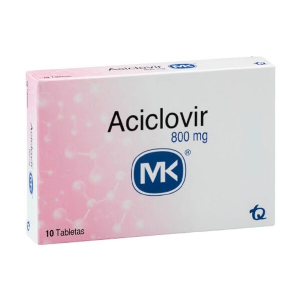 Aciclovir X 10 Tab 800 mg