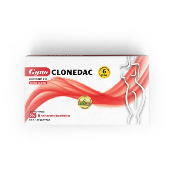 Gyno Clonedac 1%  50 g x 6 Aplicadores