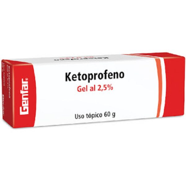 Ketoprofeno 2.5% Gel X 60 gr