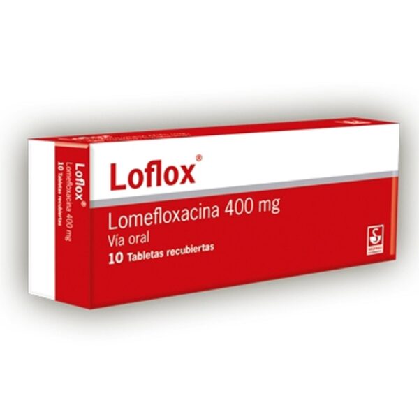 Loflox 400mg X 5 Tabletas Recubiertas