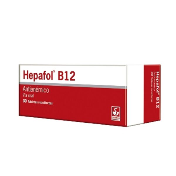Hepafol B12 X3o Tabletas Recubiertas