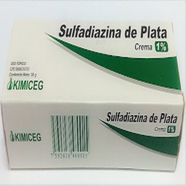 Sulfadiazina De Plata 1% 30g