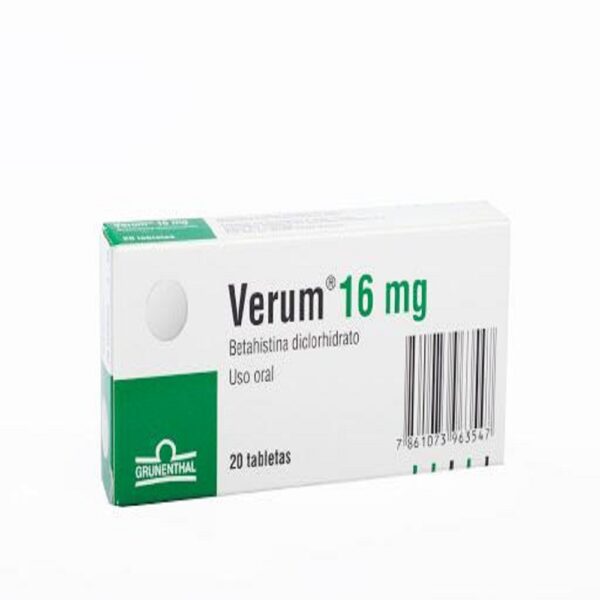 Verum 16mg X20 Tabletas