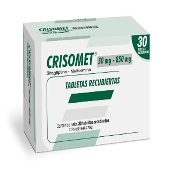 Crisomet 50/850Mg X 30 Tabletas