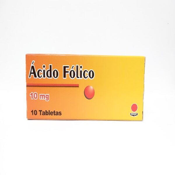Ácido Fólico 10 mg X 10 Tab
