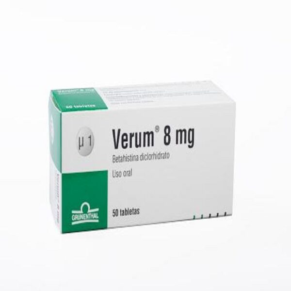 Verum 8mg X50 Tabletas